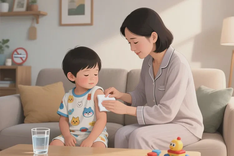 兒童打完疫苗需要用溫水敷么