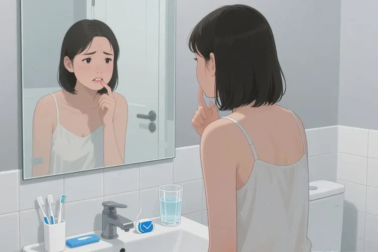 牙齒正畸過程中門牙中間有個縫怎么辦(圖1)