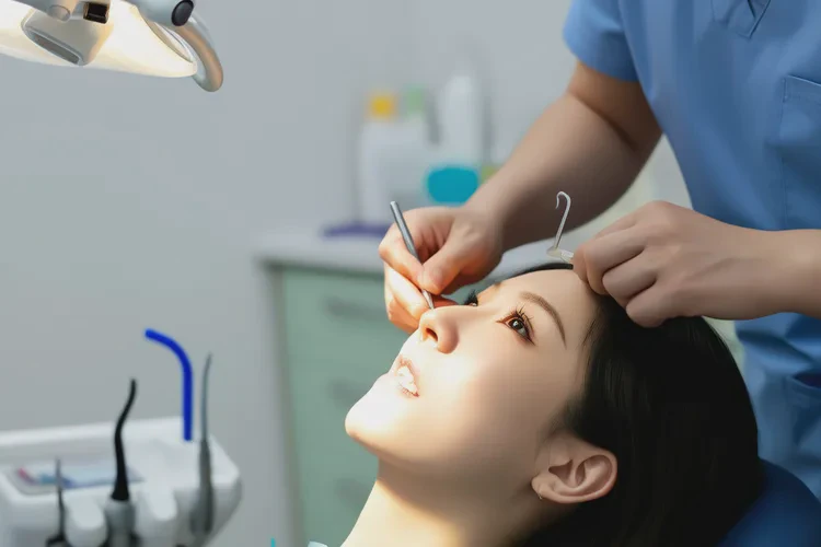 正畸牙齒拔牙后縫隙關(guān)閉不了(圖1)