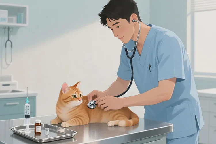 貓沒驅(qū)蟲直接打疫苗(圖2)