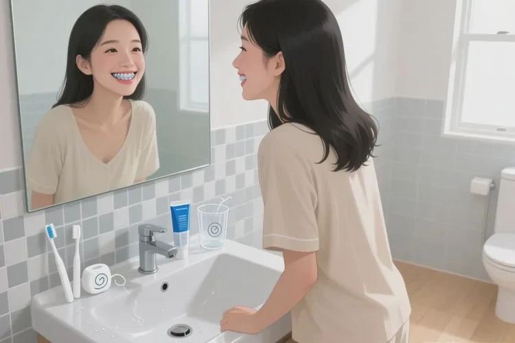 牙齒正畸出現(xiàn)牙縫(圖2)