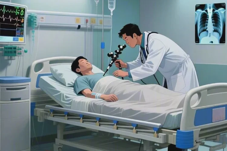 正畸牙齒吞了3cm的鋼絲(圖2)