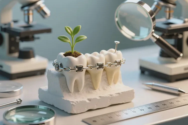 拔正畸牙牙齒向下移動(圖3)