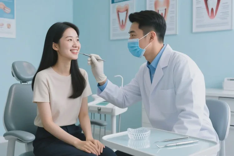 正畸后牙齒有縫正常嗎怎么辦呢(圖1)