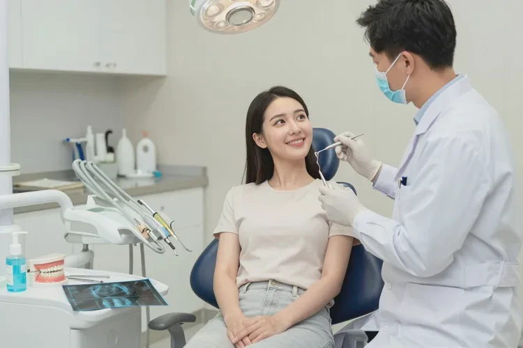 正畸完牙齒還是有點(diǎn)凸(圖1)