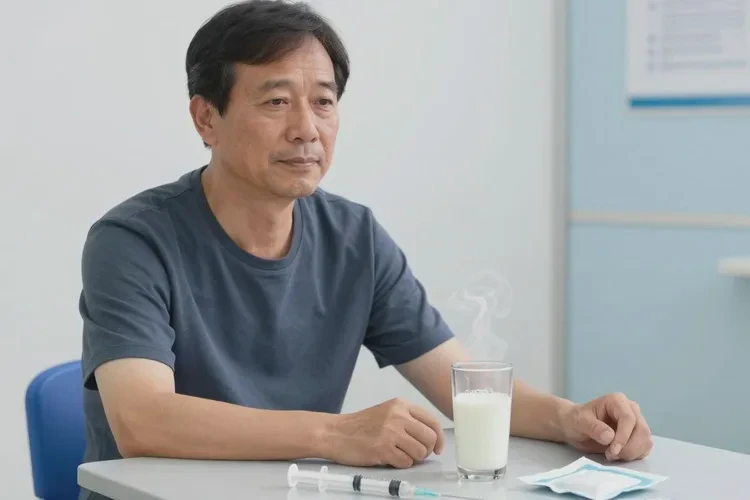 李叔叔打疫苗牛奶(图1)