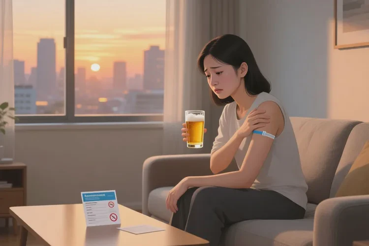 打了疫苗三天后喝酒了